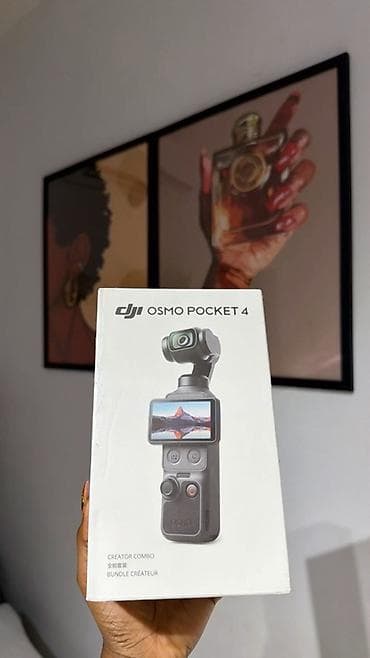 Foto və videokameralar: DJI Osmo Pocket 4 – Creator Combo Kompakt, cibə sığan 3 oxlu — 1