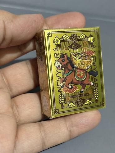 Mini “Classic Poker” oynaq kart dəsti - Mövzu: Çin Yeni ili – qızılı