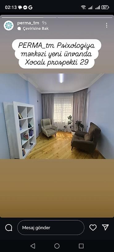 sag qulaqda ses: PERMA_tm Psixologiya Mərkəzi – yeni ünvanda: Xocalı prospekti 29 — 1