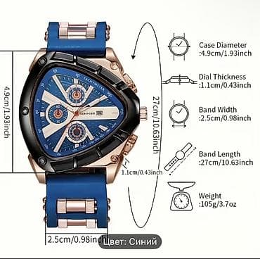 smart saat dest: Qol saatı, rəng - Mavi — 2