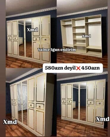 anteroom üçün dolaplar: Yeni, Açılan, Düz dolab — 1