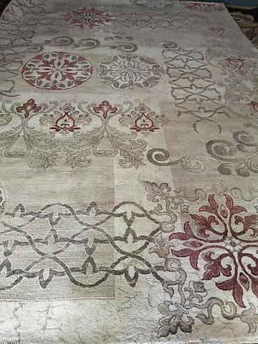 Xalça – klassik naxışlı, krem-bej əsaslı - Dizayn: Barokko üslubuna