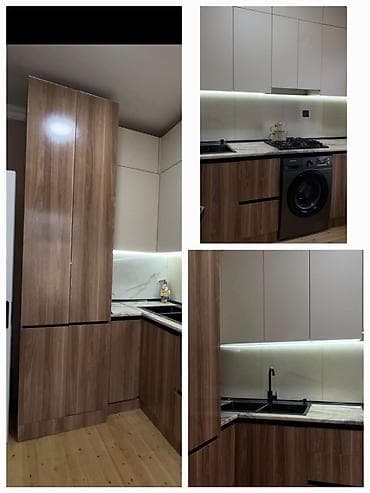 Кухонные гарнитуры: ❤️Metbex mebeli ✅Satilir 750 azn. ✅Moyka daxil ✅Olcu Umumi 4m di ✅2 — 1