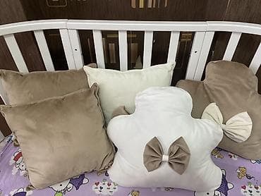 bamboo tekstil: Uşaq beşiyi üçün tekstil dəsti Tərkib: - 1 ədəd hörgü tipli qoruyucu — 3
