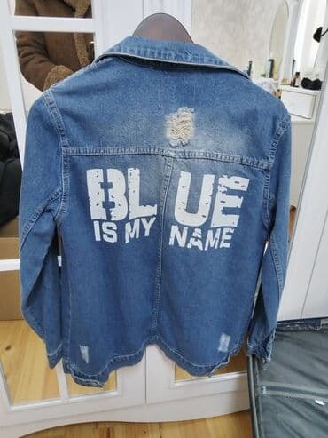 Аксессуары: Lezure markalı cins gödəkçə - Material: mavi denim - Ön tərəf — 1