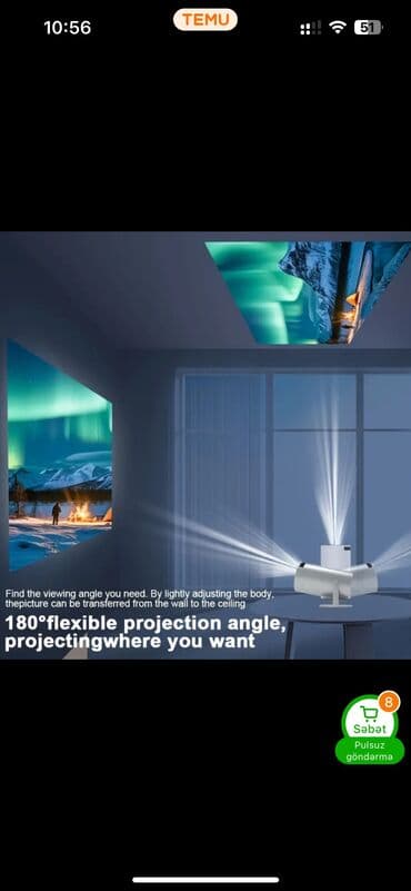 yupiter yp 333 hd: Yeni Portativ Proyektor Magcubic, Ödənişli çatdırılma, Ünvandan götürmə — 5