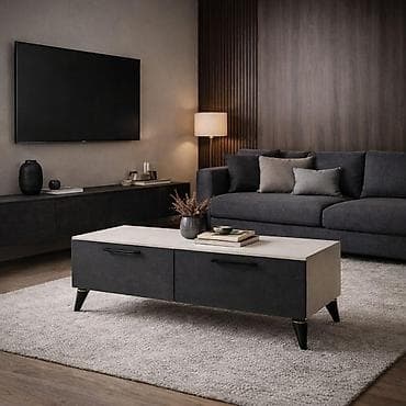 nerj stol: Müasir salon üçün funksional kofe masası - Dizayn: Minimalist və — 3