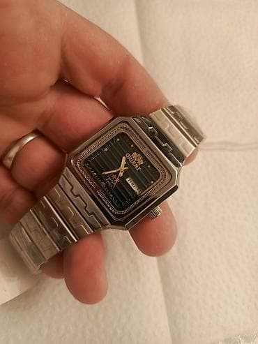 stolustu saat: Yeni, Qol saatı, Orient, rəng - Boz — 6