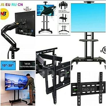 düz tv: Kronşteyinlərin satışı və divara yığılması. Bütün televizorlar üçün — 4