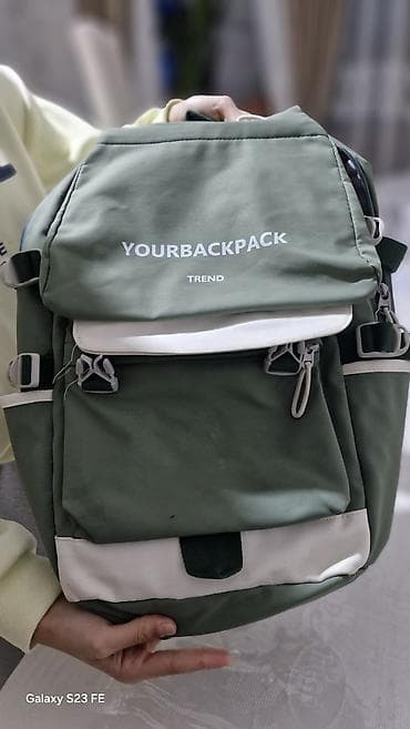 бигсер спорт борцовки: Məhsul: YOURBACKPACK Trend bel çantası - Rəng: zeytun-yaşıl, ağ — 1