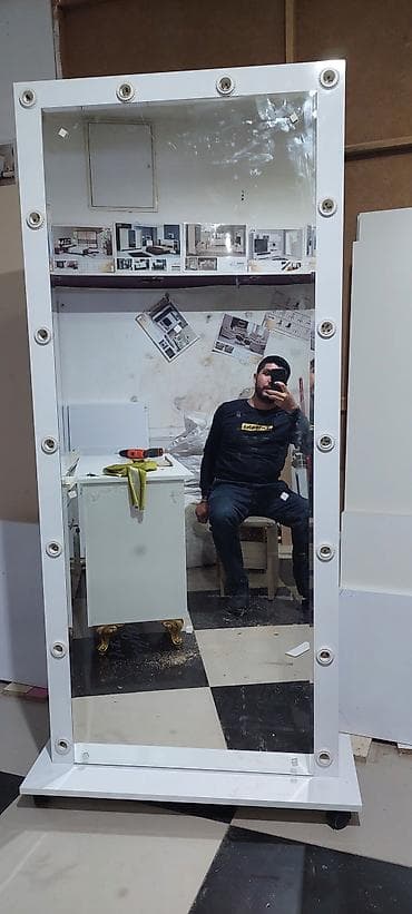 Картины и портреты: Зеркало Настенное, Прямоугольник, Для макияжа — 4