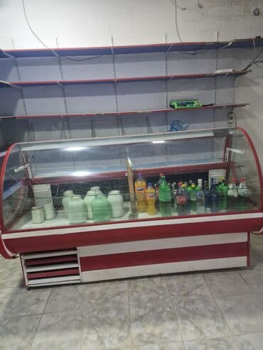 Mağaza üçün soyuducu vitrindir - Tip: ön şüşəli, servis tipli vitrin