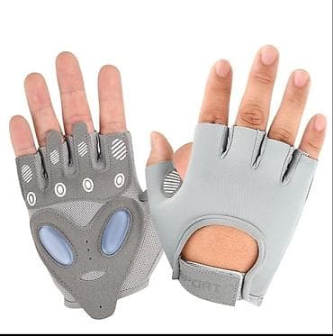 Velosiped və fitnes üçün barmaqsız əlcək - Material: nəfəsalan mesh