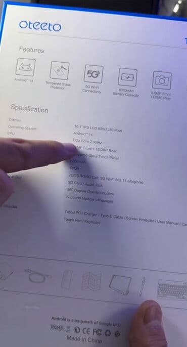 планшеты в баку цены: Oteeto tab 16 ‼️tablet tam yeni təzə bağlı qutudadır‼️ otteto — 14