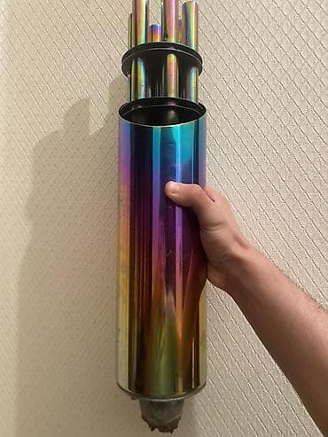 Avtomobil üçün dekorativ egzoz ucu (universaldır) - Material