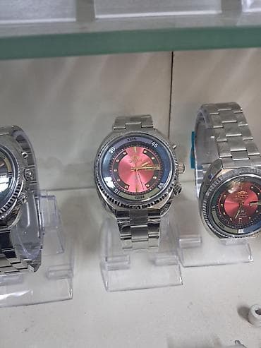 halqa sirgalar: Qol saatı, Orient, rəng - Qırmızı — 1