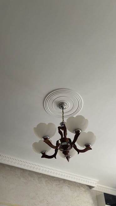 kuxna ucun lusturlar: Çılçıraq, 1 lampa, Xrustal — 5