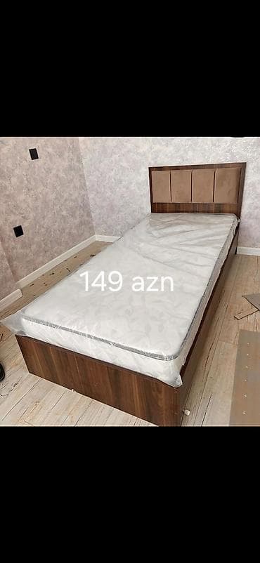 mebel usta: Tək nəfərlik çarpayı – 149 AZN - Ölçü: təxmini 90x190 sm (tək nəfər — 4