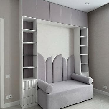 skaflar: Yeni, 1 qapı, Güzgülü, Taxta, Kupe, Düz dolab — 2