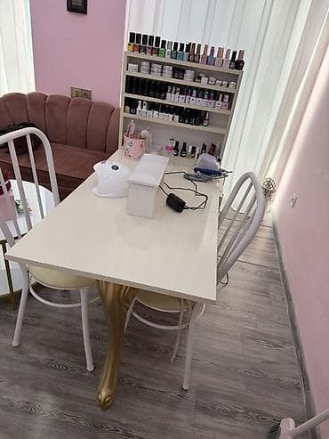 usdol: Düz masa, Polkalı — 2