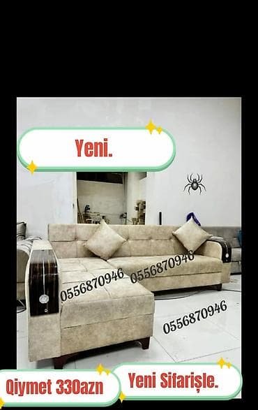 Künc divan, Yeni, Açılan, Bazalı, Parça, Şəhərdaxili pulsuz çatdırılma