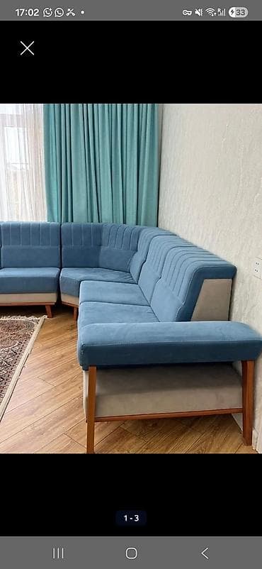 tek divan modelleri: Künc divan, Açılmayan, Vеlur parça — 2