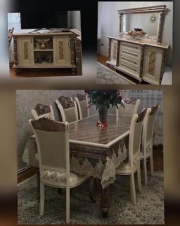 reception masa: İşlənmiş, Masa və oturacaqlar, TV altlığı, Servant, Kredit yoxdur — 1