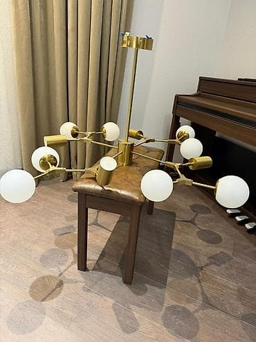 Çılçıraq, 10 və daha çox lampa, Metal — 1