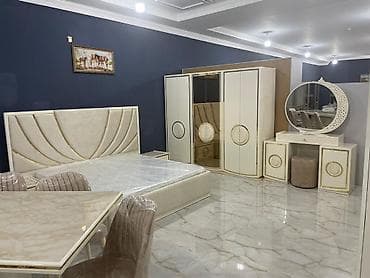 ev esyalari instagram: Klassik üslubda zərif qonaq otağı və yataq otağı mebel dəsti Tərkibi — 4