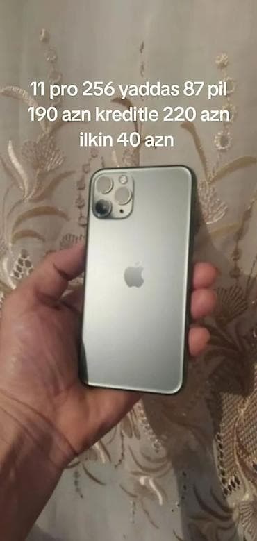 ucuz telefon iphone: IPhone 11 Pro, 256 GB, Zəmanət, Kredit, Barmaq izi — 2