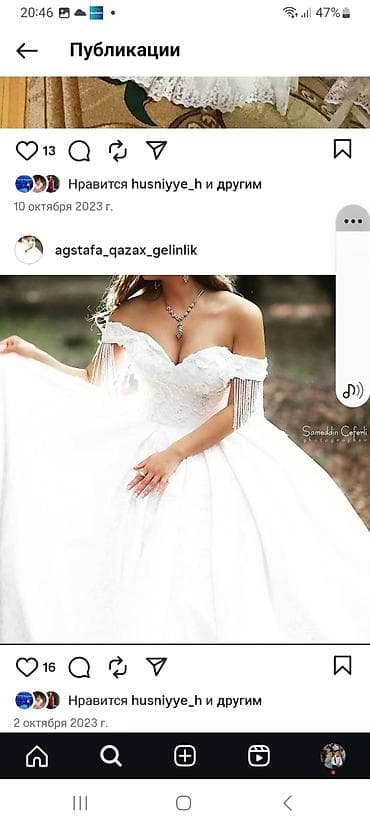 Gəlinliklər – klassik ağ rəngdə, zərif detallarla 20 ədəd. istifadə — 3