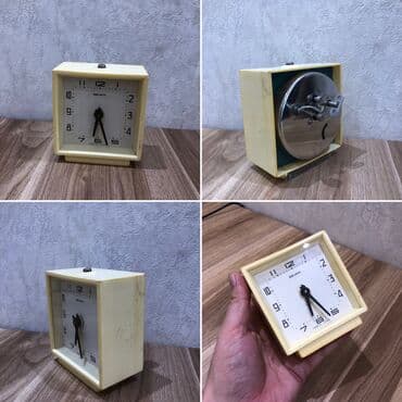 qizil onluq qiymeti: Masaüstü Mexaniki Əntiq saat 1970 il — 5