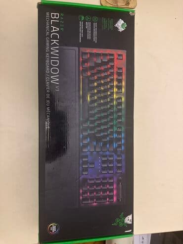 Mauslar: Razer blackwidow v3 gaming keyboard (rz03-03540100-r3m1) razer green — 2