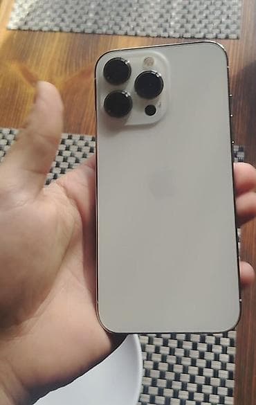 16 pro gold: IPhone 13 Pro, Ağ, Barmaq izi, Face ID — 2