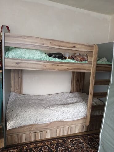 madeyra mebel instagram: Oğlan və qız üçün, Çarpayı, Matras ilə, Siyirməli, MDF — 1