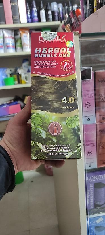 deri boyasi: Dr. Laila Cosmetics Herbal Bubble Dye – bitki tərkibli köpük saç və — 2