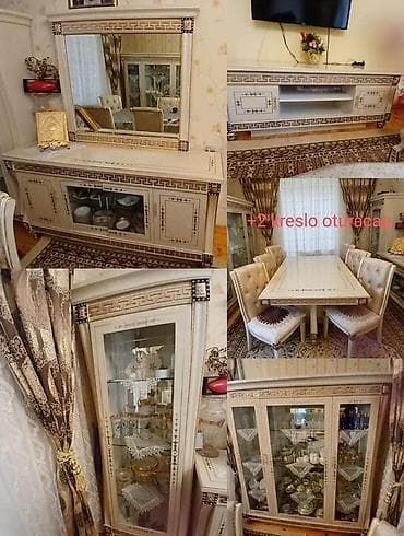 idman stolu: Klassik üslubda qonaq otağı dəsti Komplekt tərkibi: - 3 nəfərlik — 1