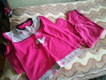 детская слип пижама: Yataq desti. Pijama. Gece geyimi. 10man.M razmer. Az geyilib — 4