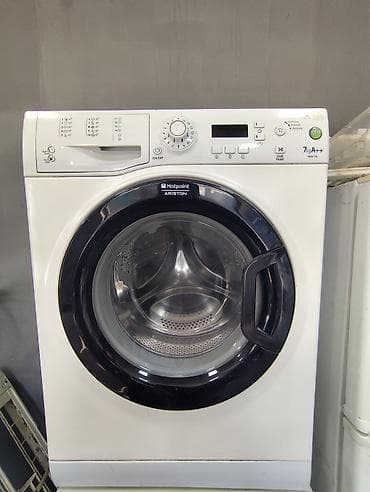 su qizdiran kran: Paltaryuyan maşın Hotpoint Ariston, 7 kq, İşlənmiş, Avtomat, Qurutma var, Kredit yoxdur, Ünvandan götürmə, Pulsuz çatdırılma — 1