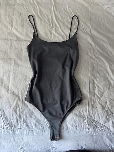 Oyuncaqlar: Stradivarius qadın bodisi - Rəng: tünd boz/antrasit - Model: nazik — 1