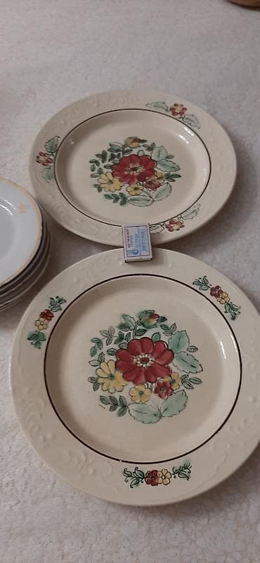 nahar servisi: Nahar dəsti, rəng - Ağ, Farfor, Moriage, 12 nəfərlik — 9