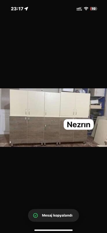 Endirim kampaniyası 💫🫰 Yeni mətbəx mebelləri. Hazır əldə. Ölçü 2