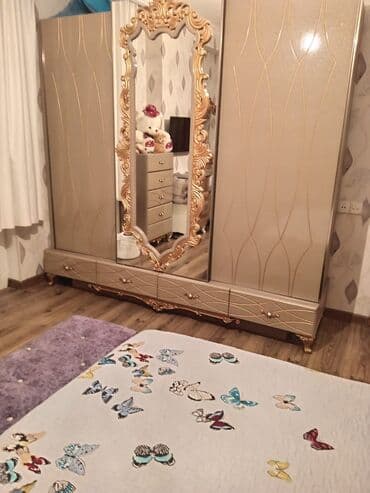 Детская мебель: Двуспальная кровать, 2 тумбы, Азербайджан, Б/у — 3