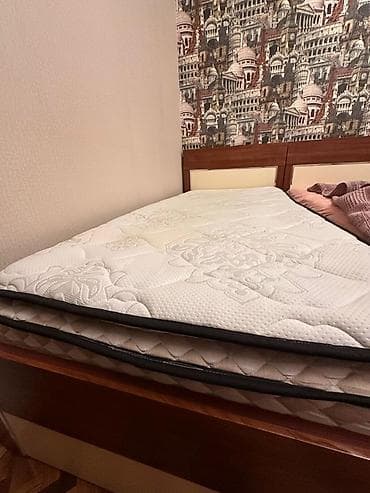 Yataq otağı mebel dəsti Tərkibi: Tek neferlik 2 eded yataq,üzerinde — 1