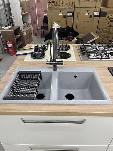 dus kabinler: Düzbucaqlı Mətbəx çanağı — 4