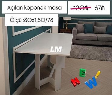Yeni KƏPƏNƏK 🦋masalar Birbaşa istehsalçıdan alın‼️ Qiymət : 67₼