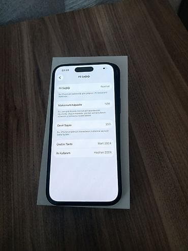 iphone 14 islenmis: IPhone 15, 128 GB, Qara, Face ID — 1