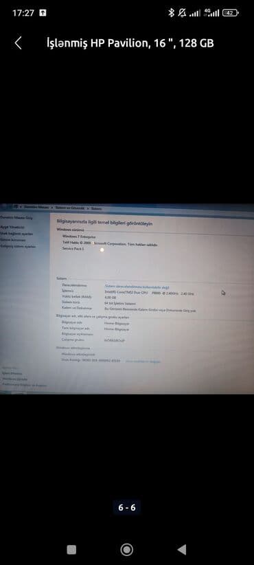 lalafo notebook: İşlənmiş HP Pavilion, 16 ", < 128 GB, Ünvandan götürmə — 5