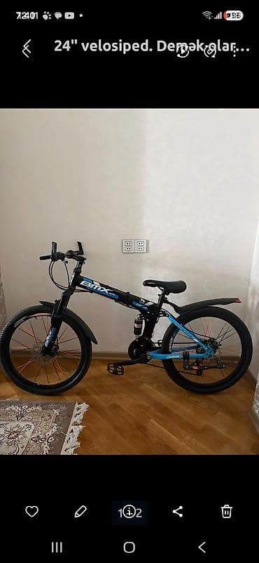 24" BTMX GTM qatlanan velosiped - Təkər ölçüsü: 24" - Çərçivə lalafo.az -da 24" BTMX GTM qatlanan velosiped - Təkər ölçüsü: 24" - Çərçivə