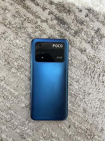 qedimi telefonlar: Poco M4 Pro, 256 GB, rəng - Göy, Barmaq izi, Face ID — 8